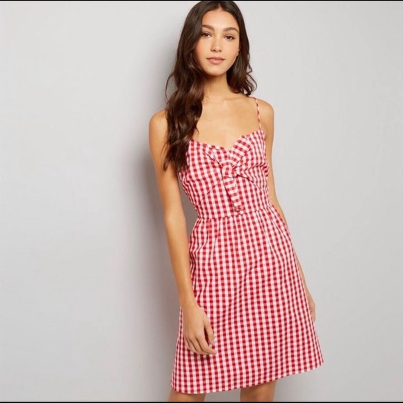new look gingham dress